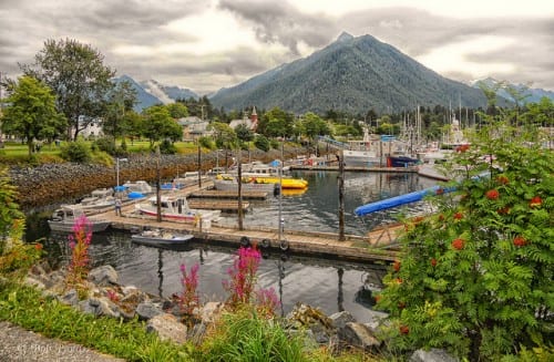 Sitka's Crescent Harbor is one of many recent capital projects. Moderator Thad Poulson said, "Sitka's infrastructure is first-rate." But there were still serious concerns that Sitka was too expensive for young families. (Flickr photo/Kool Kats)