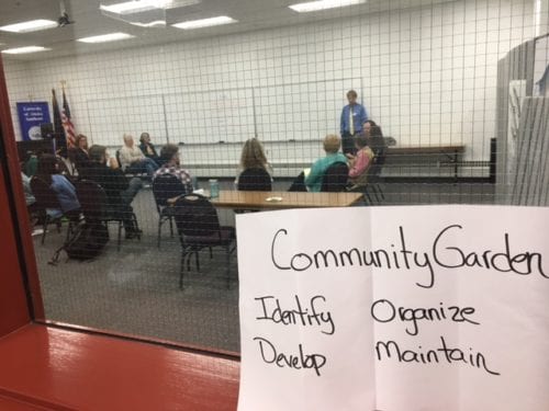 At the 10th Annual Planning Day, hosted by the Sitka Health Summit, participants cast the most votes for a community garden and a non-profit that combines various food groups in Sitka. (Emmett Williams/KCAW photo)