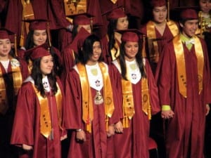 The Mt. Edgecumbe class of 2012. (Photo Chris Todd/KCAW)