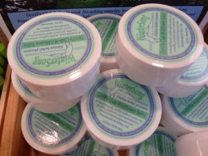 P1020610 The Wintersong store in Sitka displays devil’s club and other homemade products.