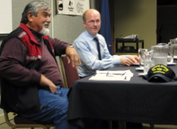 Two paths to the political future offered in Chamber forum