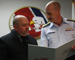 Civilians honored for role in rescue, CG support