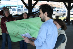 Sitkans stage protest as oil tax bill advances