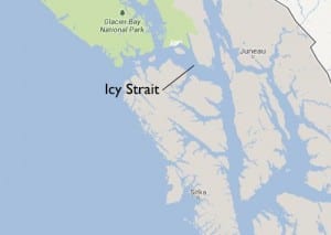 The F/V Swift was in Icy Strait when its deckhand went overboard.