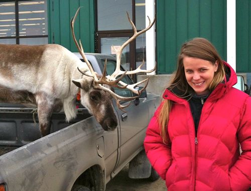 Sarah DeLappe researches her latest project in Nome.