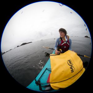 Oakes and her team did much of their fieldwork from kayaks, on West Chichagof Island.