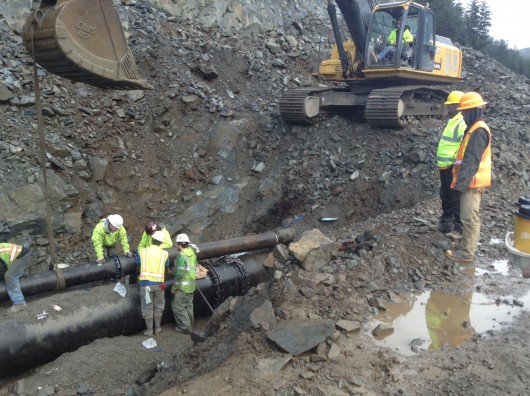 Water main rupture draws attention to Sitka’s backup plan