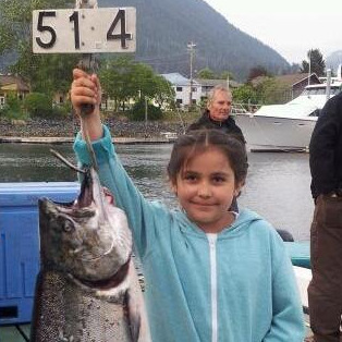 8-year-old leads Sitka Salmon Derby