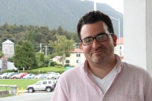 Tristan Guevin says Sitka needs to ask itself, "How do we want our city to be in ten years, twenty years, and, you know, what’s the road map to get us there?" (KCAW photo/Rachel Waldholz)