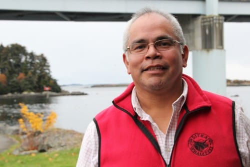 Michael Baines is seeking a second term as Tribal Chairman. KCAW photo/Rachel Waldholz