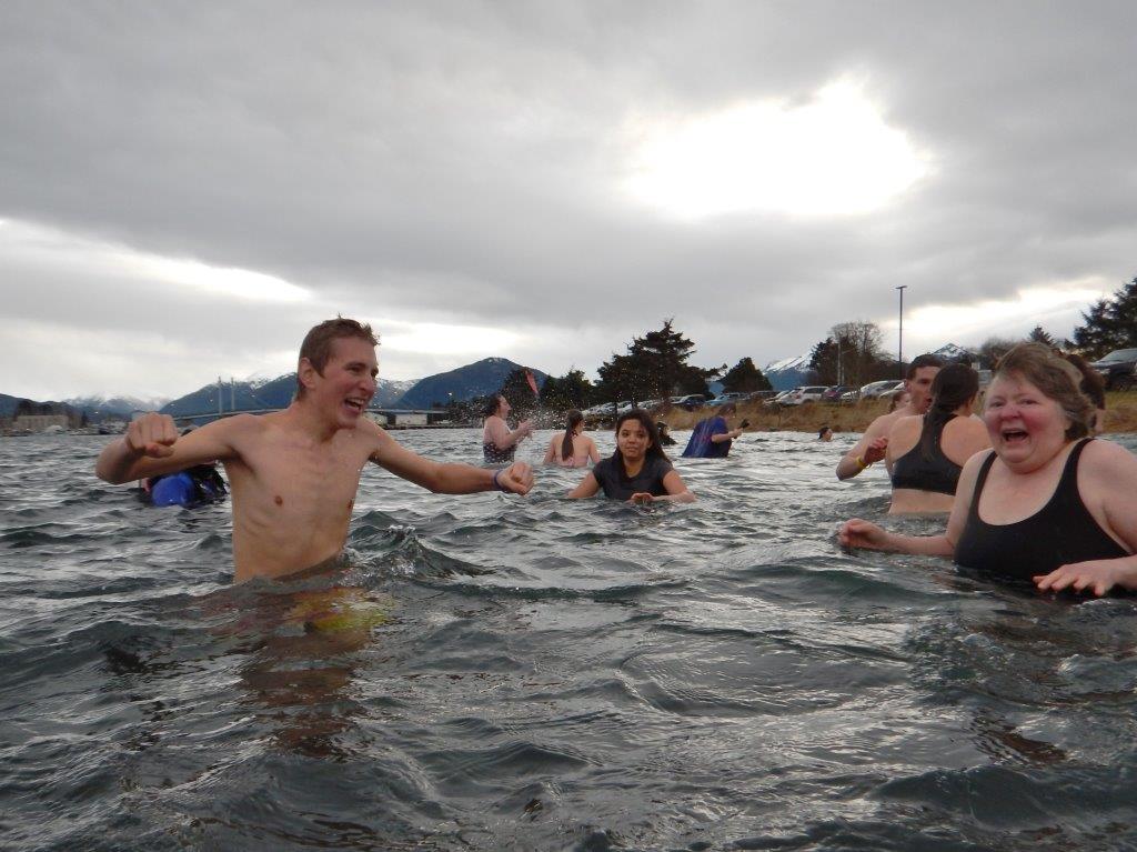 Sitkans cool holiday fever in annual Polar Dip