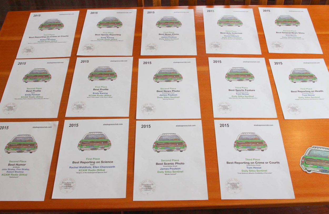 Listen: Raven News flies high at 2015 Alaska Press Club Awards