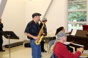 The Native Jazz Workshop comes to the Sitka Fine Arts camp every summer, and is now in its 4th year. Vanessa Walker/KCAW photo