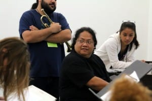 The Native Jazz Workshop comes to the Sitka Fine Arts camp every summer, and is now in its 4th year. Vanessa Walker/KCAW photo