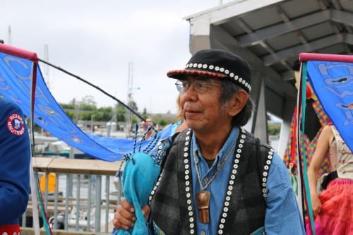 The New Old Time Chautauqua parade, 7/12/15. KCAW photo/ Vanessa Walker