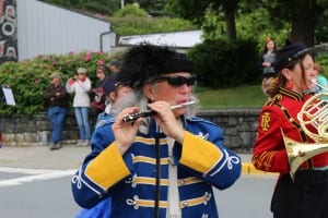 The New Old Time Chautauqua parade, 7/12/15. KCAW photo/ Vanessa Walker