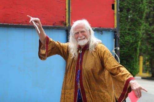 The New Old Time Chautauqua parade, 7/12/15. KCAW photo/ Vanessa Walker