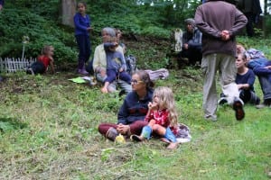 The New Old Time Chautauqua's "Concert For Our Ancestors" at the Russian Orthodox Cemetery, 7/13/15. KCAW photo/ Vanessa Walker