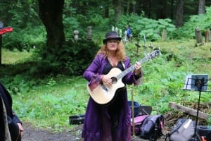 The New Old Time Chautauqua's "Concert For Our Ancestors" at the Russian Orthodox Cemetery, 7/13/15. KCAW photo/ Vanessa Walker