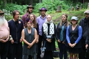 The New Old Time Chautauqua's "Concert For Our Ancestors" at the Russian Orthodox Cemetery, 7/13/15. KCAW photo/ Vanessa Walker