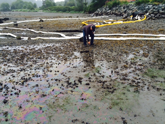 Sitka diesel spill now estimated at 2500 gallons