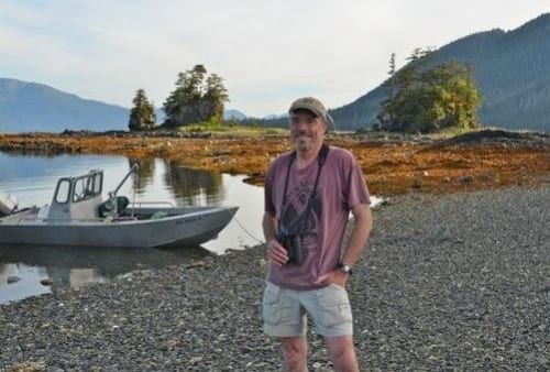 William Stortz, on one of his favorite beaches near Sitka.