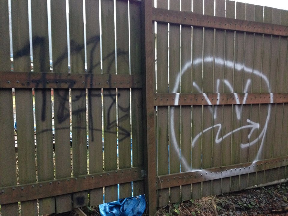 Sitka police collar juveniles, end park graffiti spree