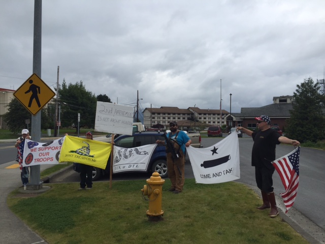 Don Young visit sparks protests