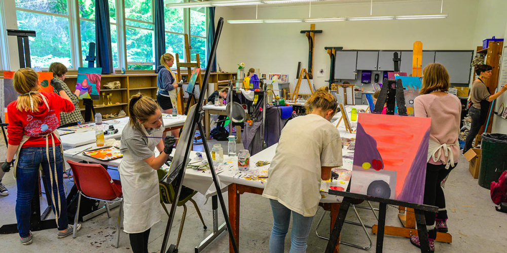 High school fine arts campers stage final performances