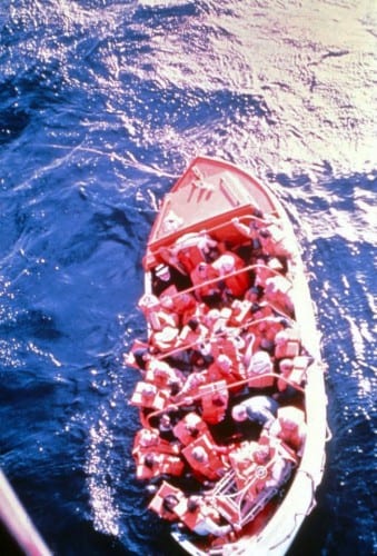 Boutwell Rescue (1) Full lifeboat