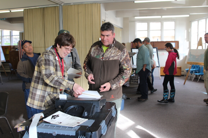 Voter turnout high in Sitka