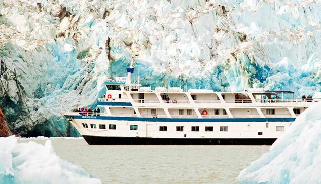 The Admiralty Dream in Glacier Bay. Alaskan Dream Cruises began with the Admiralty Dream and Alaskan Dream in 2011, added the Baranof Dream in 2013, the Misty Fjord in 2015, and the Chichagof Dream in 2016. (Alaskan Dream photo)