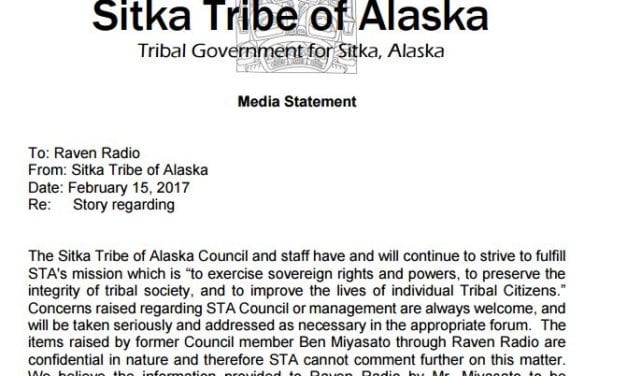 Clarification: Tribal policies prohibit comment on Miyasato allegations