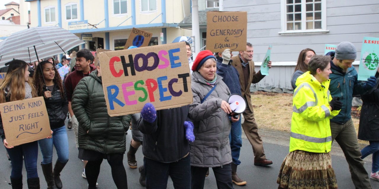 Choose Respect: Sitkans march to end domestic violence
