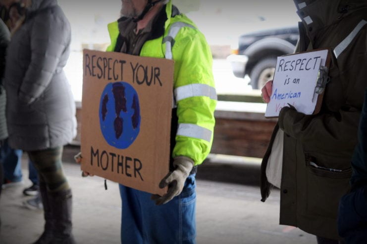 Sitka's 8th annual Choose Respect March. (Emily Russell/KCAW)