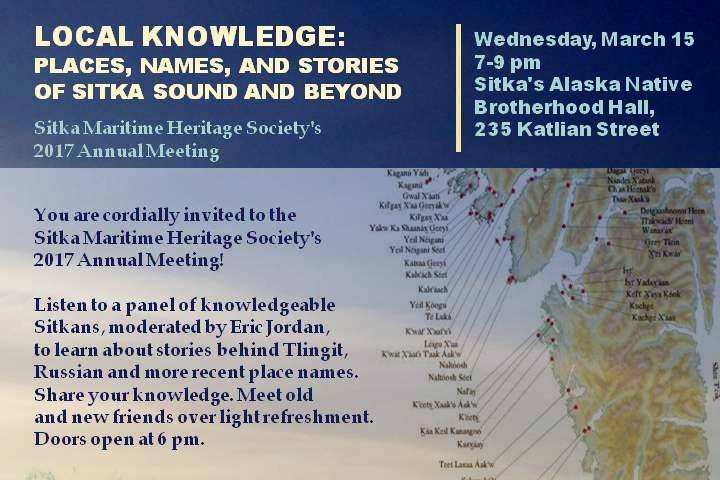 Maritime History: Places, names, and stories of Sitka Sound and beyond