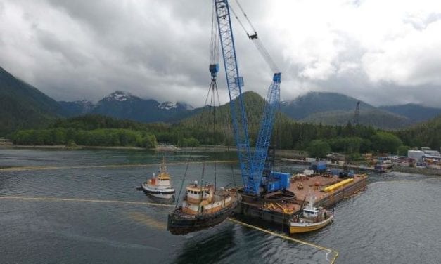 Seven weeks after sinking, ‘Powhatan’ raised for a final trip south