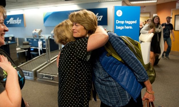 Murkowski in Sitka hours after critical health care vote