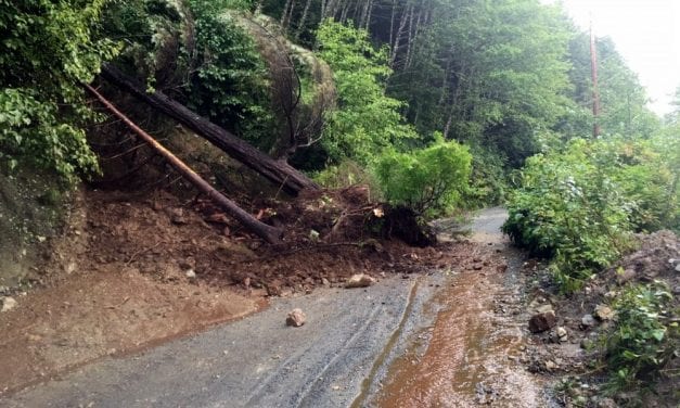 Blue Lake Road reopens following small landslide