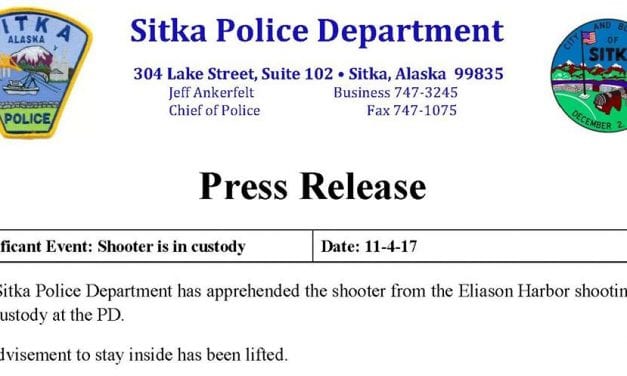 Sitka shooter caught, SPD lifts lockdown