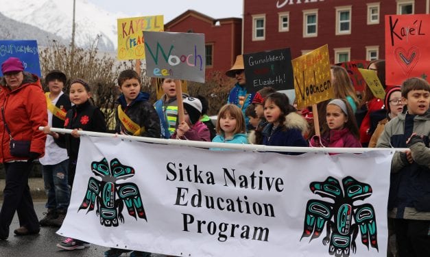 Sitkans march to honor Elizabeth Peratrovich