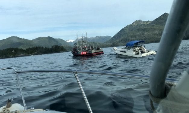 Video: Six rescued from sinking pleasure boat in Sitka Sound