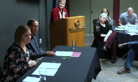 One down at Chamber, school board candidates meet next on air Thursday