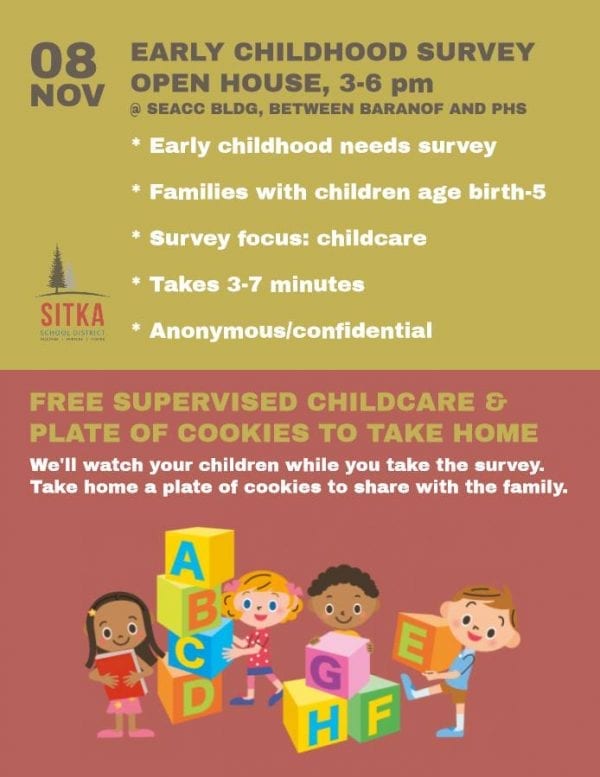 Sitka School District to conduct survey for early childhood programs - KCAW