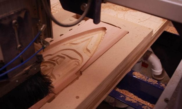 Sitka High design class marries tradition and technology in student paddle carving project