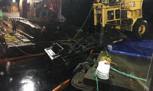 Forklift operator rescued after 140,000 pound machine sinks in ocean