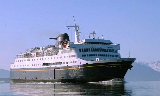 Engine trouble leaves state ferry Columbia awaiting repairs in Juneau
