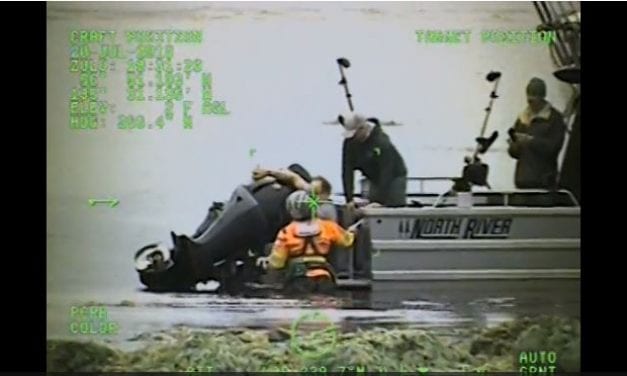 Coast Guard and charter crew work together on Biorka Island rescue