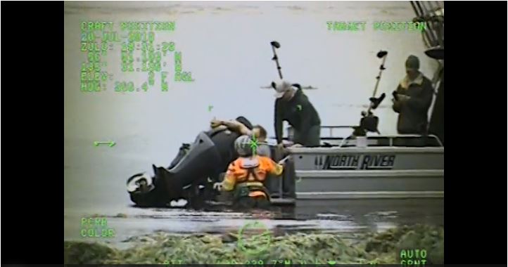 Coast Guard and charter crew work together on Biorka Island rescue