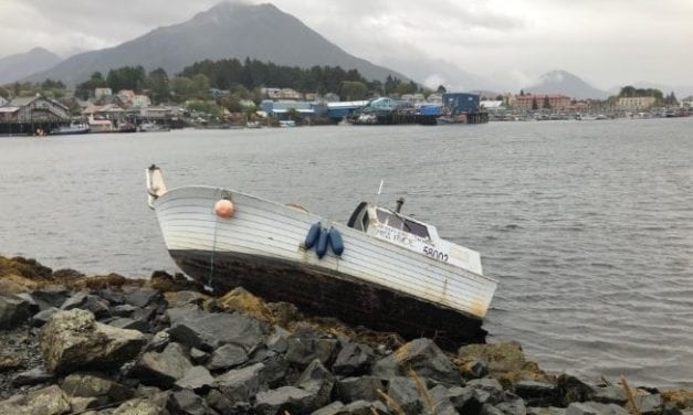 Gillnetter goes aground on UAS ramp